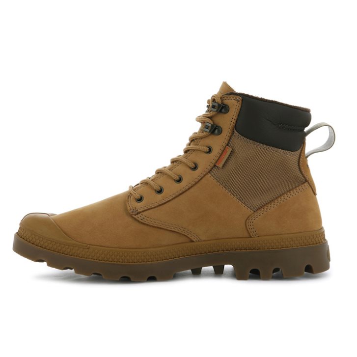 Dámské Boty Palladium Pampa Shield WP+ LUX Hnědé | CZ VYD-94U